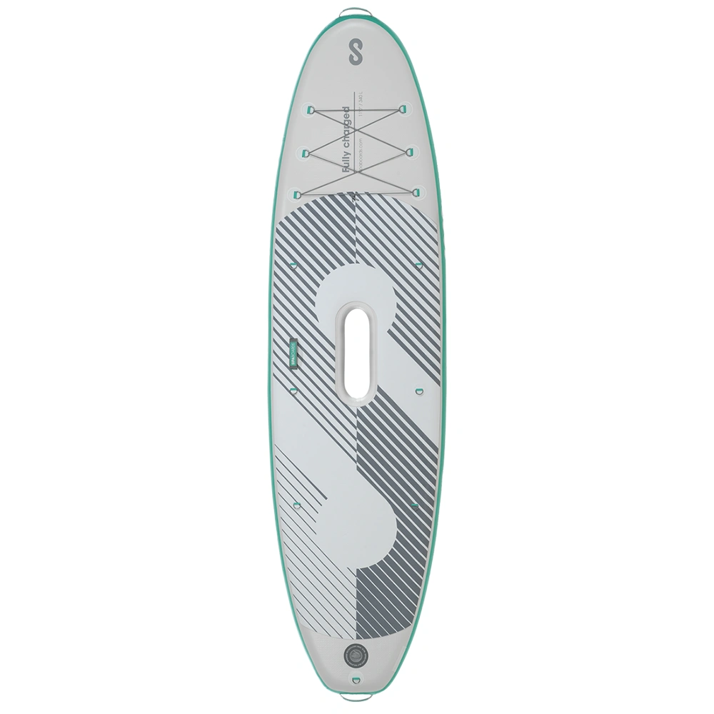 Electric SUP Allrounder Aqua Top view 1